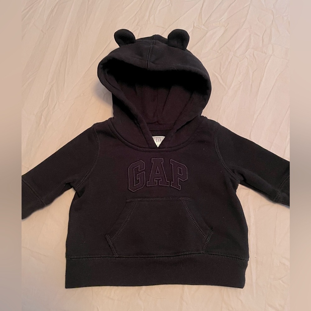 Baby 0-3mo GAP Hoodie Sweatshirt w/ Bear Ears